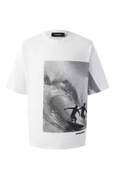 Хлопковая футболка Dsquared2