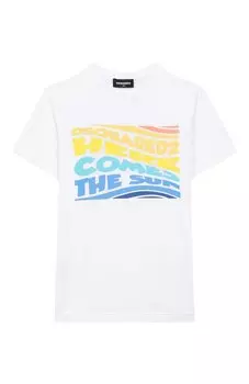 Хлопковая футболка Dsquared2