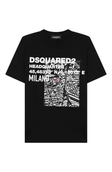 Хлопковая футболка Dsquared2
