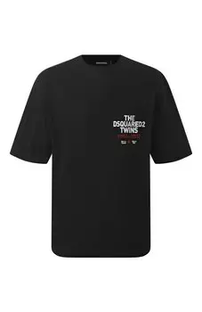 Хлопковая футболка Dsquared2