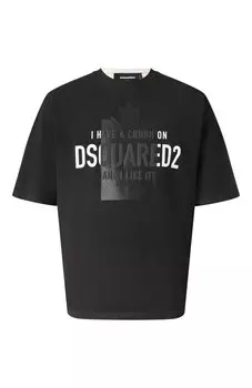 Хлопковая футболка Dsquared2