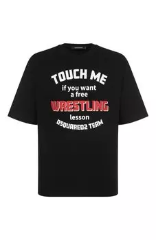 Хлопковая футболка Dsquared2