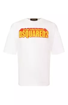 Хлопковая футболка Dsquared2