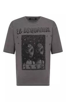 Хлопковая футболка Dsquared2