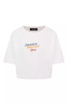 Хлопковая футболка Dsquared2