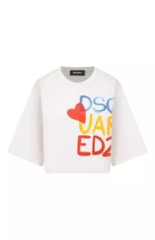 Хлопковая футболка Dsquared2