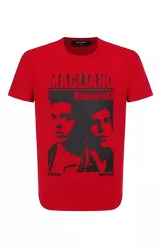 Хлопковая футболка Dsquared2