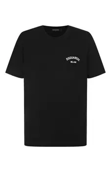 Хлопковая футболка Dsquared2