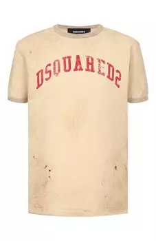 Хлопковая футболка Dsquared2