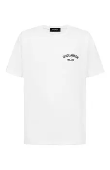Хлопковая футболка Dsquared2
