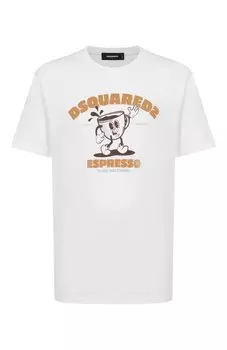 Хлопковая футболка Dsquared2