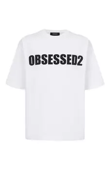 Хлопковая футболка Dsquared2