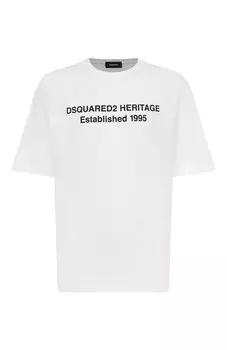 Хлопковая футболка Dsquared2