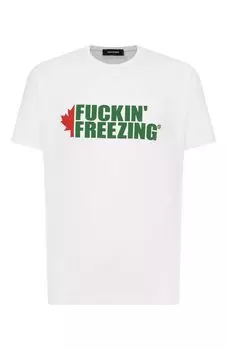 Хлопковая футболка Dsquared2