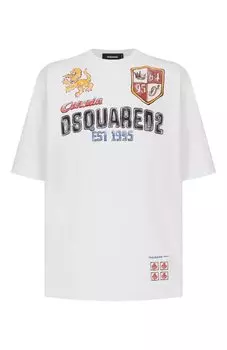 Хлопковая футболка Dsquared2