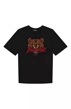 Хлопковая футболка Dsquared2