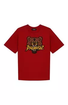Хлопковая футболка Dsquared2