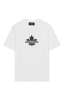 Хлопковая футболка Dsquared2