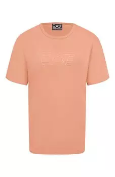 Хлопковая футболка EA7