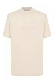 Хлопковая футболка EA7