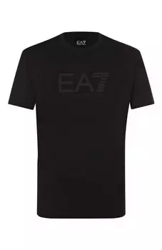 Хлопковая футболка EA7