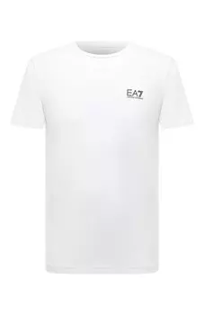 Хлопковая футболка EA7