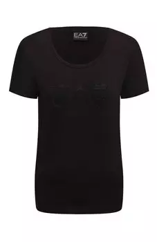 Хлопковая футболка EA7