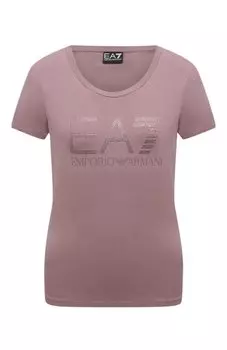 Хлопковая футболка EA7