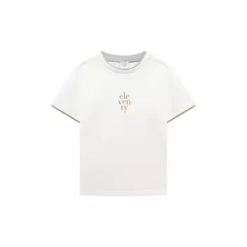 Хлопковая футболка Eleventy
