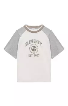 Хлопковая футболка Eleventy