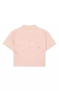 Хлопковая футболка Elisabetta Franchi La Mia Bambina