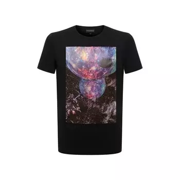 Хлопковая футболка Emporio Armani