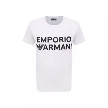 Хлопковая футболка Emporio Armani