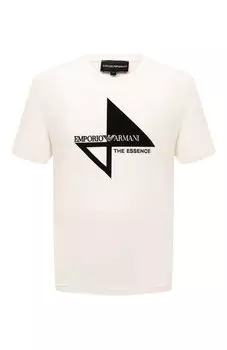 Хлопковая футболка Emporio Armani