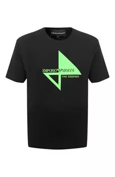 Хлопковая футболка Emporio Armani