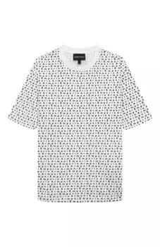 Хлопковая футболка Emporio Armani