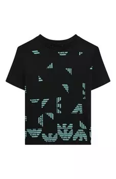 Хлопковая футболка Emporio Armani