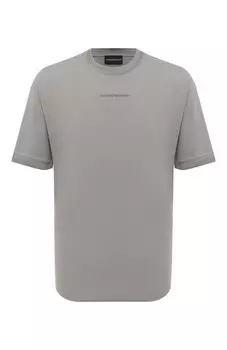 Хлопковая футболка Emporio Armani