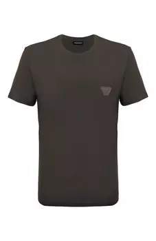 Хлопковая футболка Emporio Armani