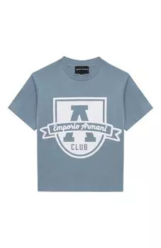 Хлопковая футболка Emporio Armani