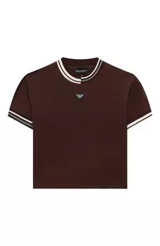 Хлопковая футболка Emporio Armani