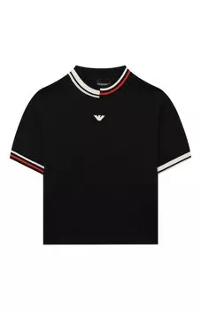 Хлопковая футболка Emporio Armani