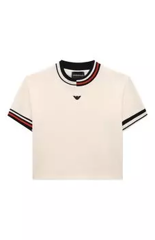 Хлопковая футболка Emporio Armani