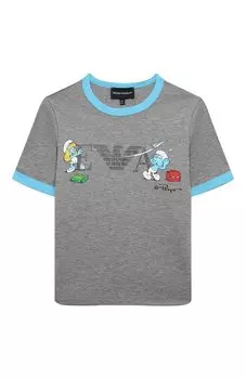 Хлопковая футболка Emporio Armani