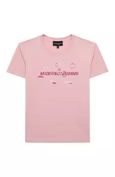 Хлопковая футболка Emporio Armani
