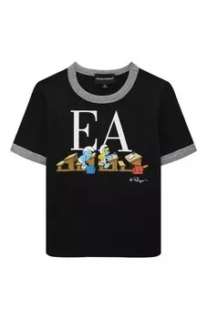 Хлопковая футболка Emporio Armani