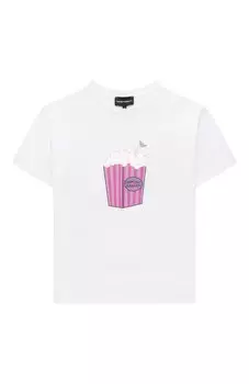 Хлопковая футболка Emporio Armani