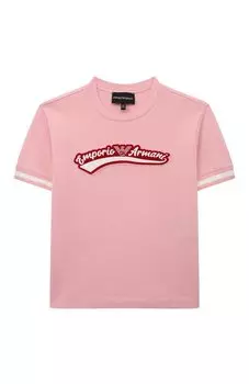 Хлопковая футболка Emporio Armani