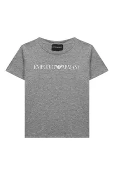 Хлопковая футболка Emporio Armani