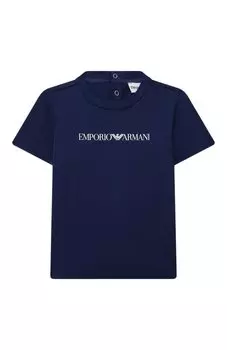 Хлопковая футболка Emporio Armani